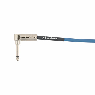 Fender Contour Serisi Coil 9m Lake Placid Blue Spiral Enstrüman Kablosu